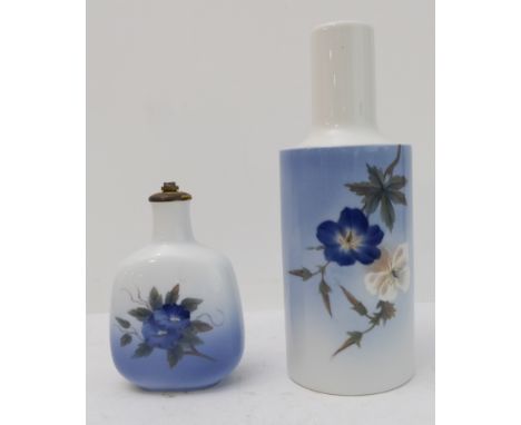 Two Royal Copenhagen lamp bases