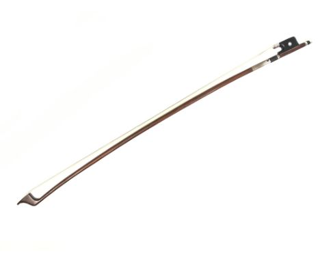 Silver mounted cello bow 