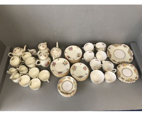 Royal Worcester 'Romance' tea service &amp; Colcough tea service 