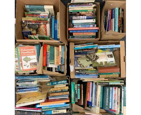 Books - fishing related including; ‘Fishermans handbook’,’The Art of Angling’,’The complete book of Sport fishing’; etc (7) 