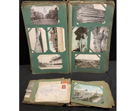 Postcards &amp; Ephemera - Victorian and later inc K Goetz Oxford University press , Nottingham, Regimental, Ireland, Maritim