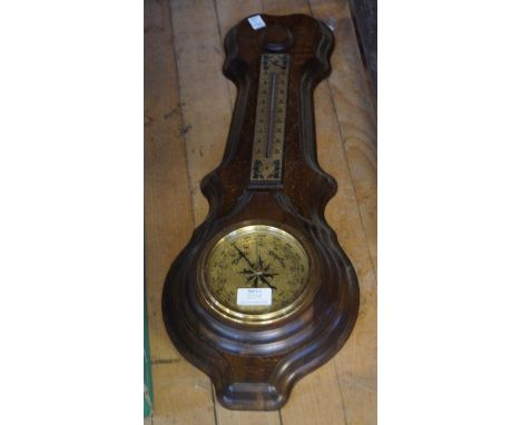 A 20th century oak barometer 
