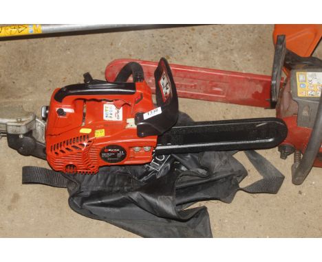 A Bu-Ko 2600 petrol chainsaw with carry bag