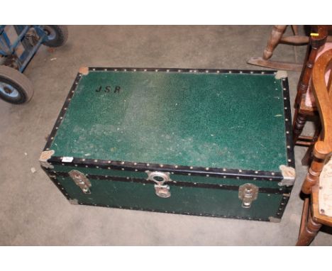 A Mossman trunk and suitcase
