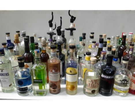* Eighty- four part- bottles of spirits, predominately gin (84) 