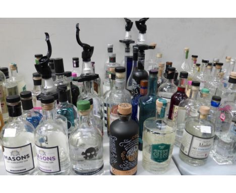* Eighty- four part- bottles of spirits, predominately gin (84) 