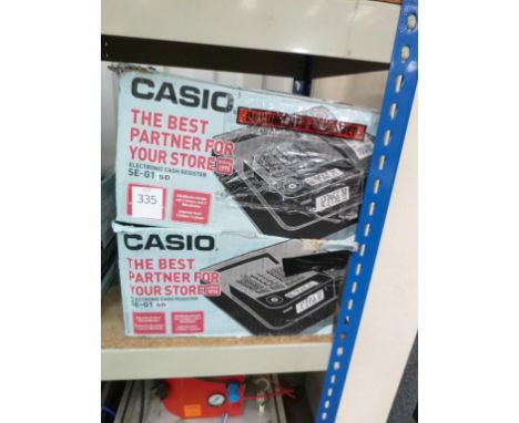 * 2 X Casio SE - G1 - SD Electronic Cash Registers 