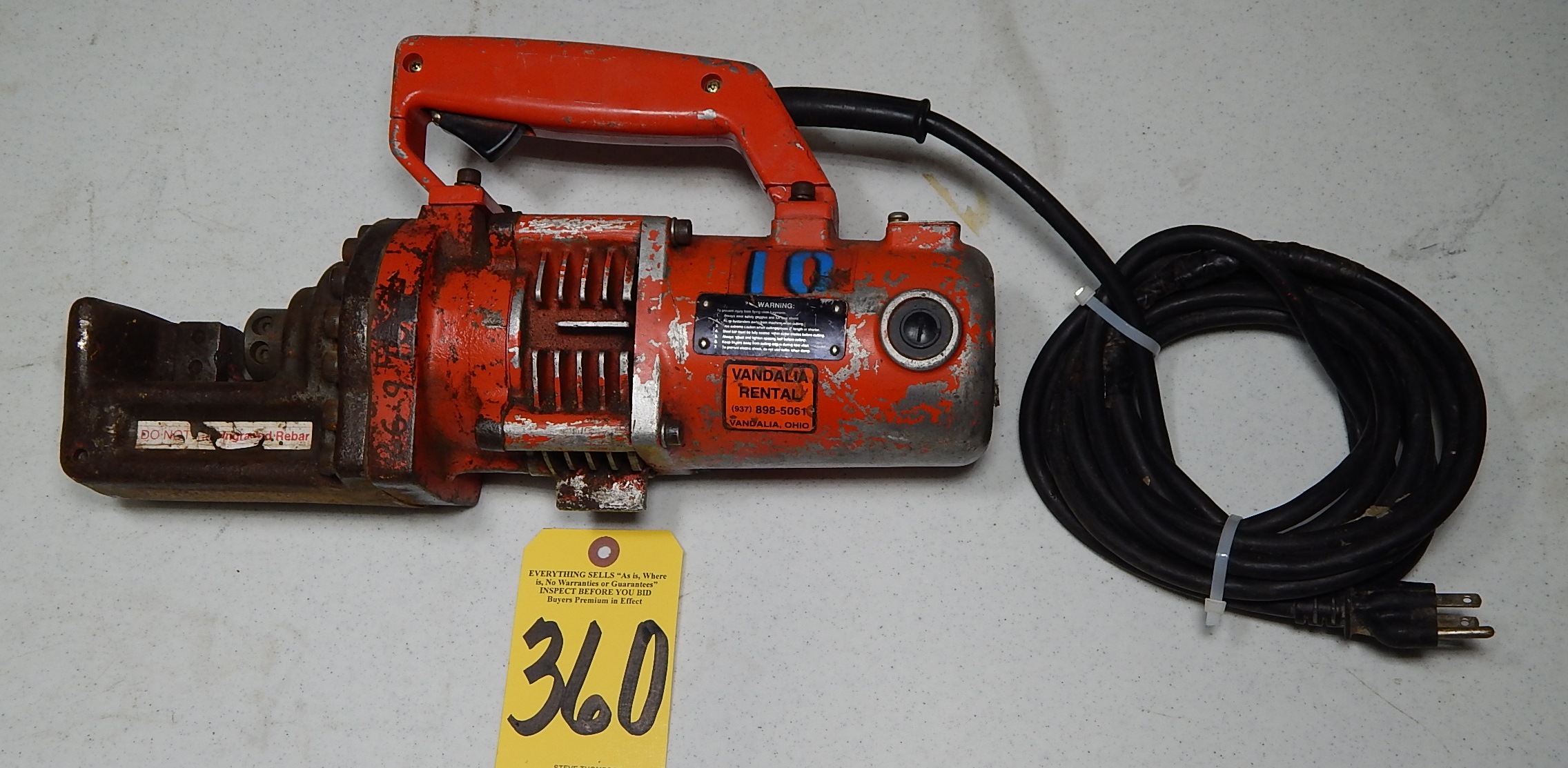 Multiquip Model HBC19N ElectroHydraulic Portable Rebar Cutter