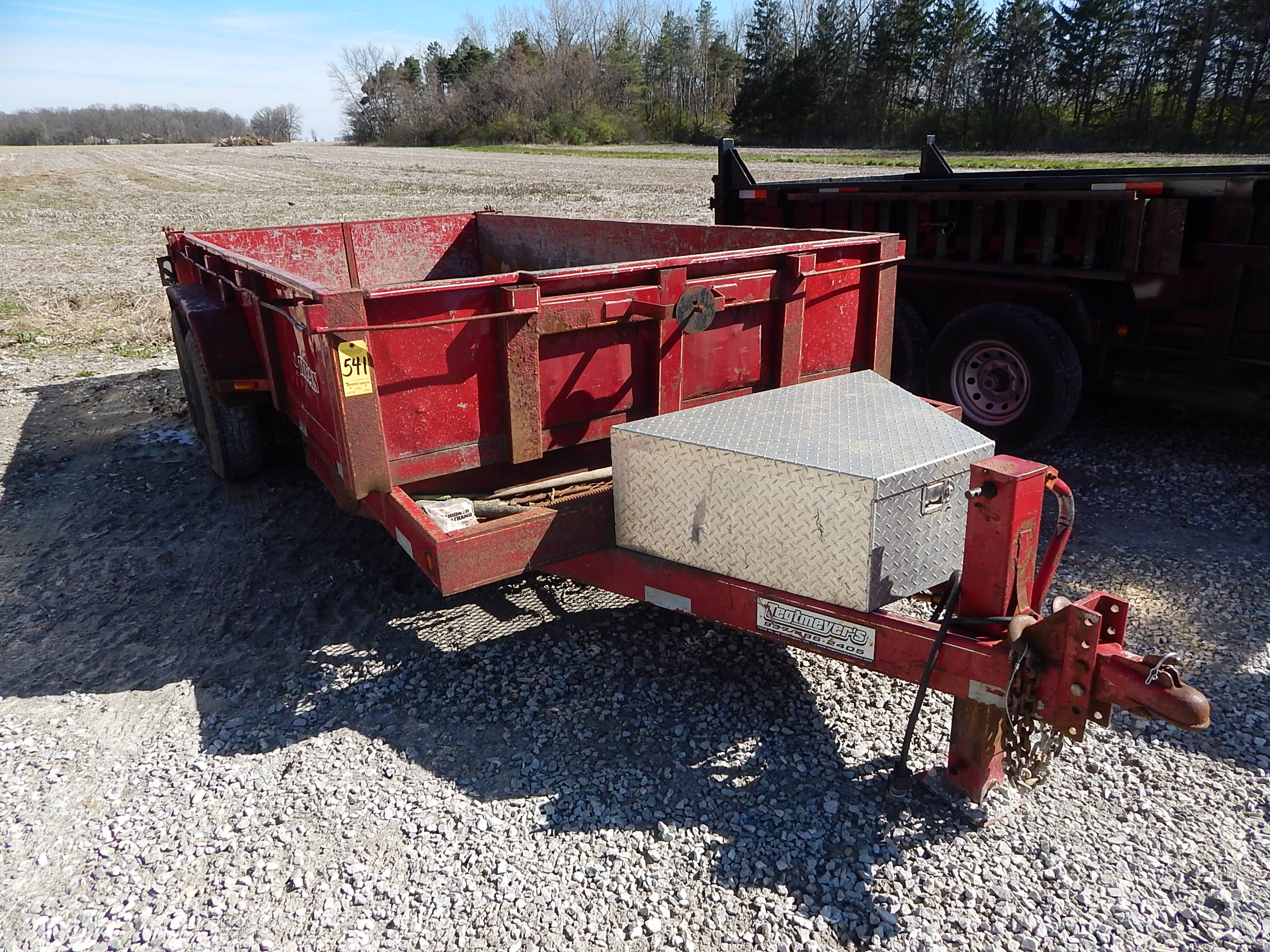 TItan 14 ft. Tandem Axle Dump Bed Trailer, 19" High Sides, Ramps, Built