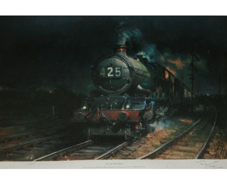 TERENCE CUNEO, SIGNED IN PENCIL TO MARGIN, LIMITED EDITION (438/500), COLOURED PRINT WITH PUBLISHERS BLIND STAMP,  Out of the