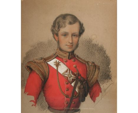 GEORGE MOROSINI, SIGNED LOWER RIGHT, WATERCOLOUR,  Lieutenant Colonel John Henry Ballingall (Royal Sussex Regiment  TOGETHER 