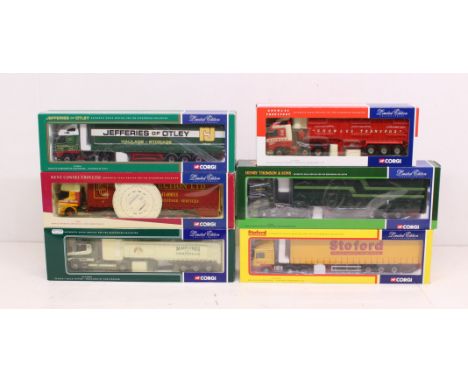 Corgi: A collection of six boxed Corgi, Limited Edition, Scale 1:50 vehicles to comprise: CC12416, 75604, CC12803, CC12702, C