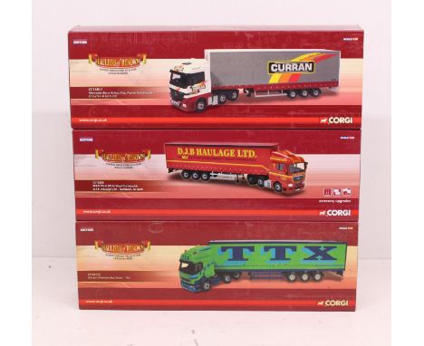 Corgi: A collection of three boxed Corgi: Hauliers of Renown, Scale 1:50 vehicles, to comprise: CC12112, CC15206 and CC13811.