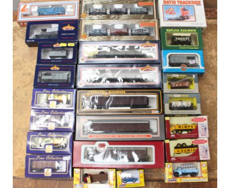 Model Railway: A collection of assorted boxed OO Gauge rolling stock to include: Replica Railways, Bachmann, Lima, Mainline a