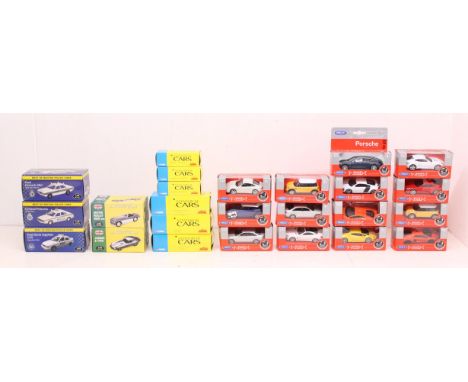 Diecast: A collection of assorted diecast vehicles to include: fourteen Nex Models 1:43 Scale; six Solido Century of Cars veh