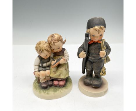 Set includes figures (12) Chimney Sweep and (346) Smart Little Sister - glossy finish over black, green, red and tan colorati