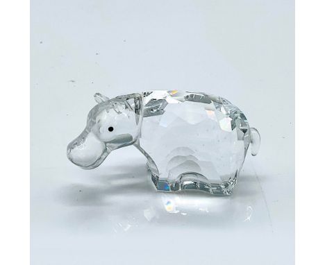 Lead crystal part of the African Wildlife collection and is made from clear crystal with jet crystal eyes. Swarovski backstam