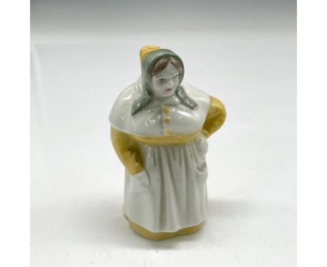 Snuffer is decorated in yellow and sage green. Royal Worcester backstamp. Issued: 1976Dimensions: 1.5"L x 1.5"W x 2.75"HManuf