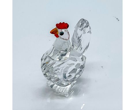 Lead crystal part of the Peaceful Countryside series and is made mainly from clear crystal with light siam red comb and topaz