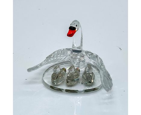 Lead crystal part of the Beauties of The Lake collection and is made from clear crystal with jet crystal and orange colored a