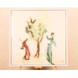 Dali, "El Arbol de la penitencia; Purgatorio-Canto"
