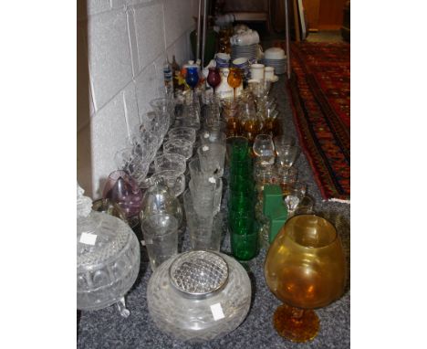 Ceramics &amp; Glass - a Royal Doulton Newport part tea service; another dinner service; A Noritake gold banded coffee servic