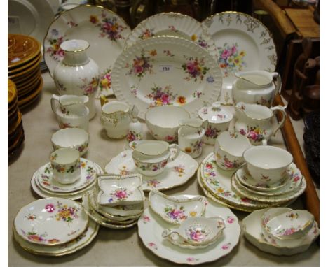 Royal Crown Derby - Posies tea and dinner ware, vases, trinket dishes, etc; three Heinrich Fairy plates, etc