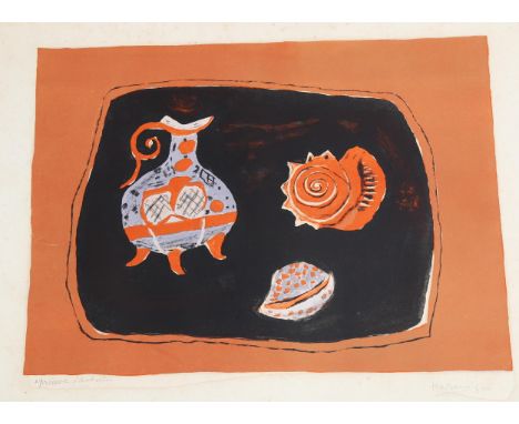 Henri Hayden, abstract still life, artist's proof lithograph, signed in pencil, dated '62, image 38cm x 51cm, unframedImage i