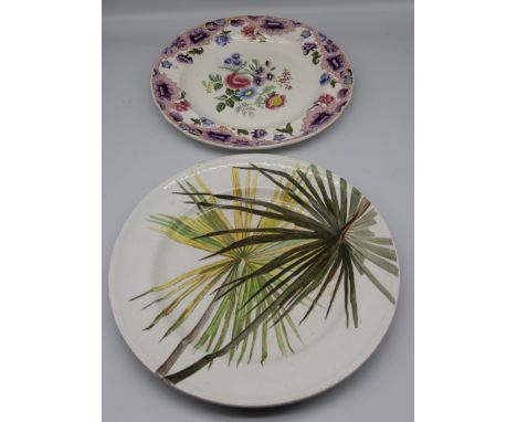 A collection of 19th century English porcelain plates, mostly Spode, various patterns. Condition: wear to some gilding, some 