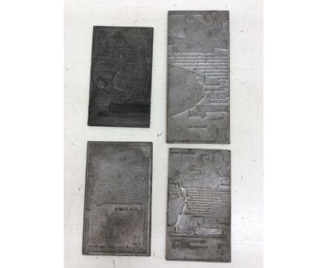 Motoring Interest: A small collection of mid 20th century motor manufacturing printers plates, Triumph Herald x2, a BMC engin