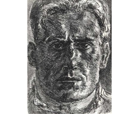   Huber, HermannHuber, Hermann (1888 Zürich - Hirzel 1967). 'Portrait Sievers' u. 2 Port  Huber, Hermann    Huber, Hermann   