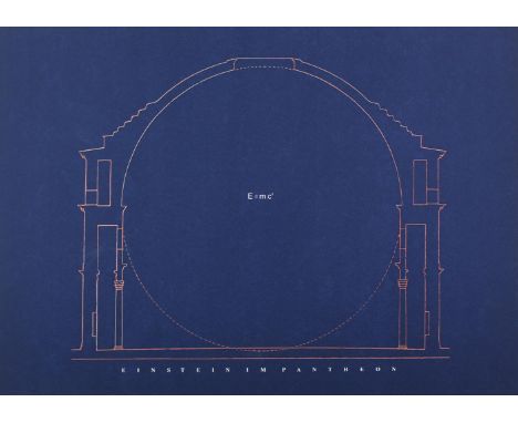   Heider,K.Heider,K. Hommage an Albert Einstein. Ulm 2004. Qu.Imp.Fol. Mit 3 Bl. sign. Or  Heider,K.    Heider,K.   Hommage a