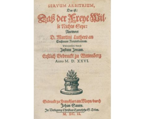   SammelbandSammelband mit sieben Reformationsschriften. 1566-1602. Kl.4°. Blindgeprägt  Sammelband    Sammelband   mit siebe