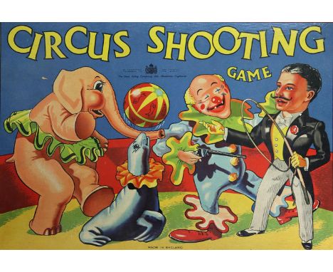   Circus Shooting Game Chad ValleyCircus Shooting Game Chad Valley Im Original lithograph  Circus Shooting Game Chad Valley  