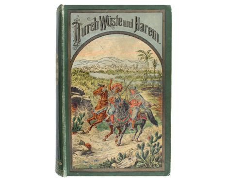   May,K.May,K. Durch Wüste und Harem. Reiseerlebnisse. 3. Aufl. 11.-15. Tsd. Fbg., Fehse  May,K.    May,K.   Durch Wüste und 