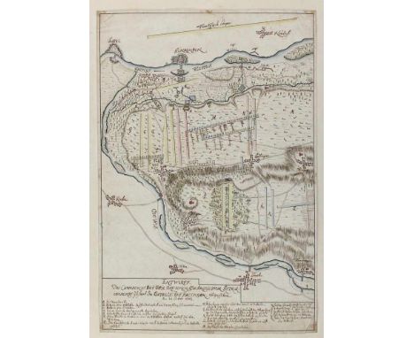   Weil am Rhein.Weil am Rhein. Entwurffs des Campements bey Weil...zu samt der Bataille b  Weil am Rhein.    Weil am Rhein.  
