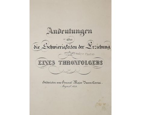   Cerrini (de Monte Varchi,K.).Cerrini (de Monte Varchi,K.). Andeutungen über die Schwie  Cerrini (de Monte Varchi,K.).    Ce