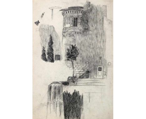   Poelzig, HansPoelzig, Hans (1869 Berlin 1936). Breslauer Skizzen. 7 Bl. in Bleistift, K  Poelzig, Hans    Poelzig, Hans   (