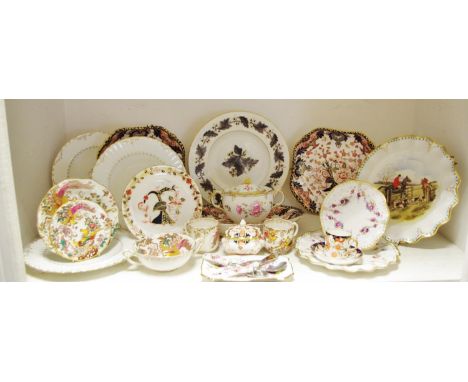 Decorative ceramics - Royal Crown Derby Royal Pinxton Roses twin handled sucrier; Royal Antoinette; Royal Crown Derby shaped 