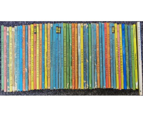 Fifty Ladybird books including Toys an Games to Make, Indoor Gardening, The Story of Nelson, James I and the Gunpowder Plot, 