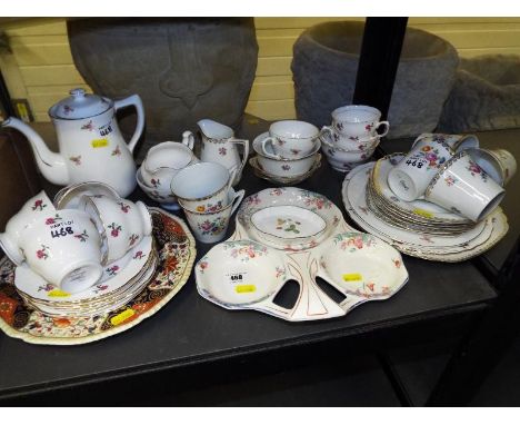A mixed lot of ceramic tableware to include H & K Tunstall d'œuvres dish and other (qty)