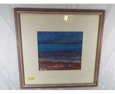 Robert Tilling RI (1968-2011) - a watercolour on Japanese paper entitled Evening Light, image size 18 cm x 20 cm, mounted and