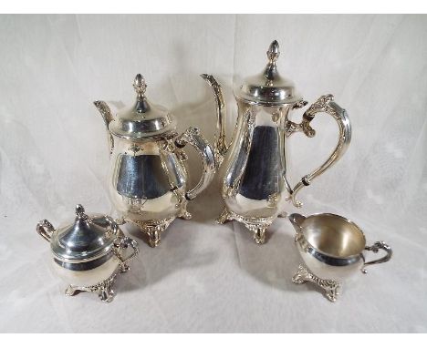 A good quality plated tea / coffee service of traditional form - Est £30 - £50