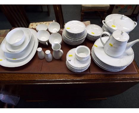 A Noritake china part dinner service, pattern number 4117 Windrift, consisting of approximately 60 pieces to include cups, sa