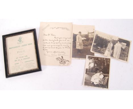 A rare set of images relating to Winston Churchill and his friend Socialite Maxine Elliott and her country estate Hartsbourne