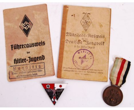 A rare collection of single-owner pre-WWII Second World War Third Reich Nazi Party effects, having belonged to a child, one '