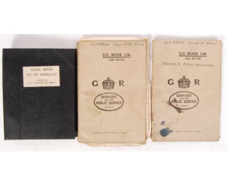 A fascinating archive of notes made by a soldier - ' 14713905 Trooper RMS Taylor ', possibly a member of the Home Guard. Comp