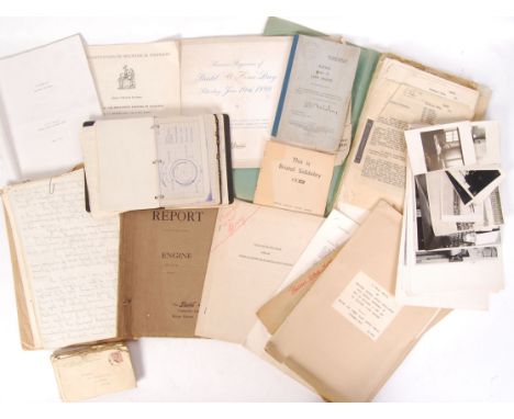 A rare and fascinating archive of letters, documents and photographs relating to ' BAC ' in Bristol ( Bristol Aeroplane Compa