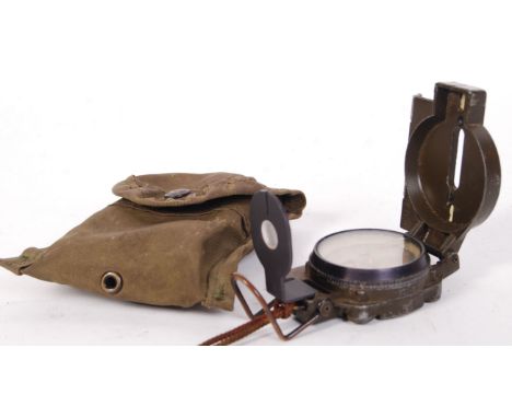 An original Vietnam War era US military / army made navigational compass. Makers marks for ' RA Miller Electric Corporation.'