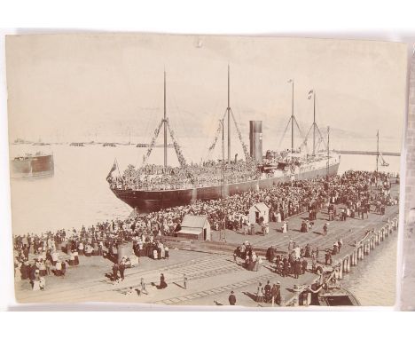 A collection of rare, likely unique, early 20th century Boer War New Zealand regimental photographs . Nearly all with printed